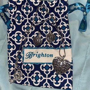Brighton Heart and earring set
